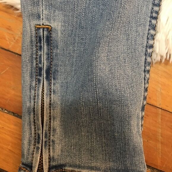 American Eagle 🦅 zipper bottom 1 knee slit skinny - Picture 2 of 5